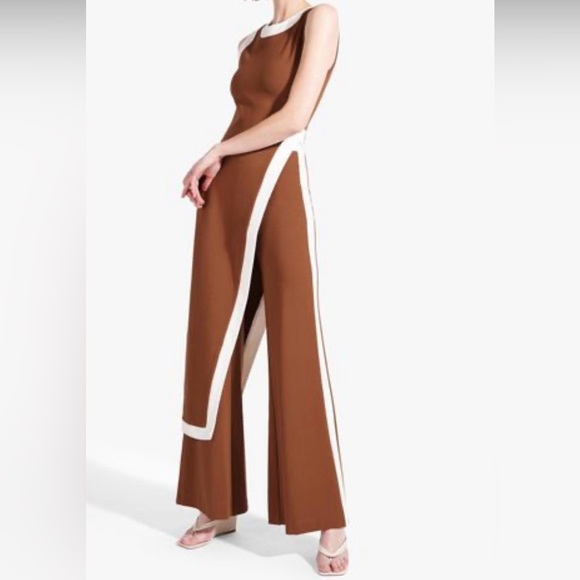 STAUD Pointer Top in tan brown- size small - Picture 16 of 17